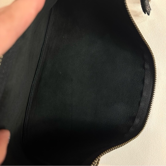 Rue De Bretagne Made In Paris Soft Metallic Chain Strap Pouch Bag Crossbody - Picture 9 of 16